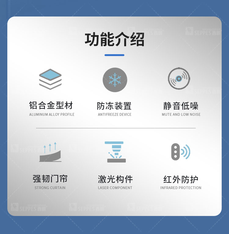 冷库保温快速门