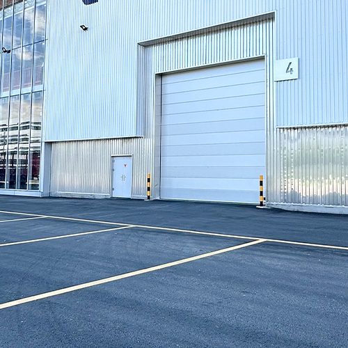 食品仓库钢制保温提升门