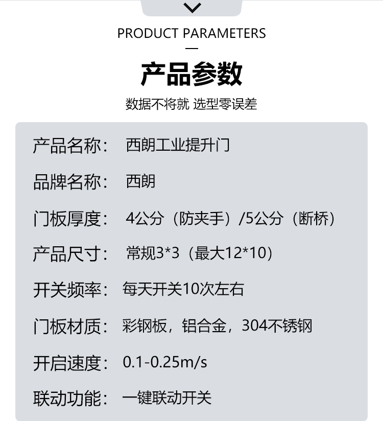 厂房大背筋抗风提升门
