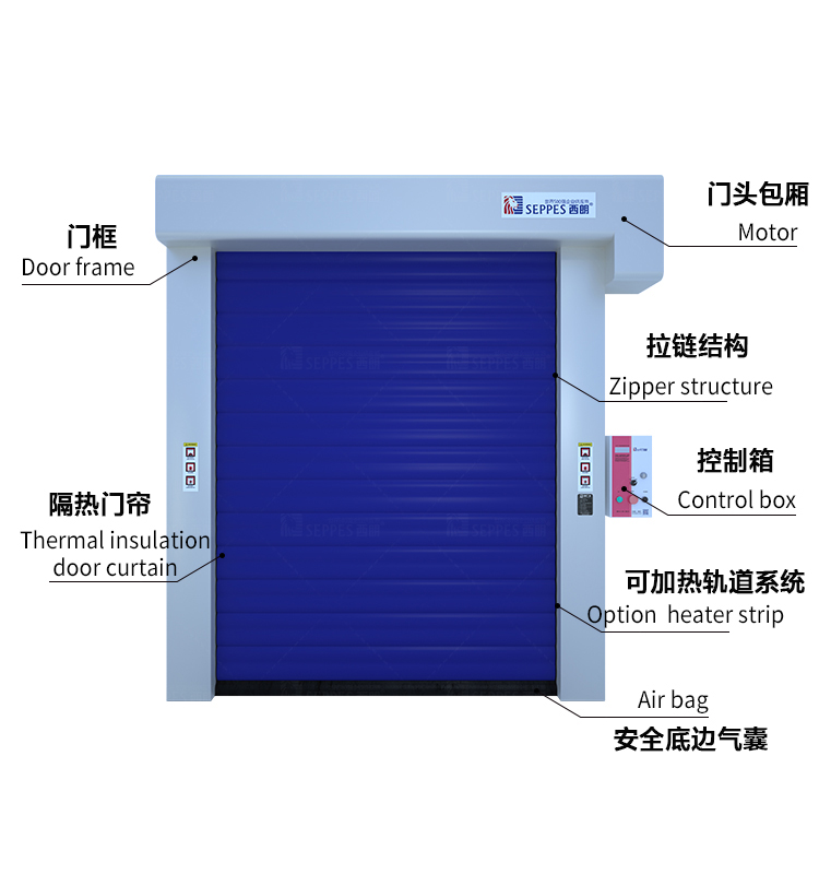 普通电动保温快速卷帘门